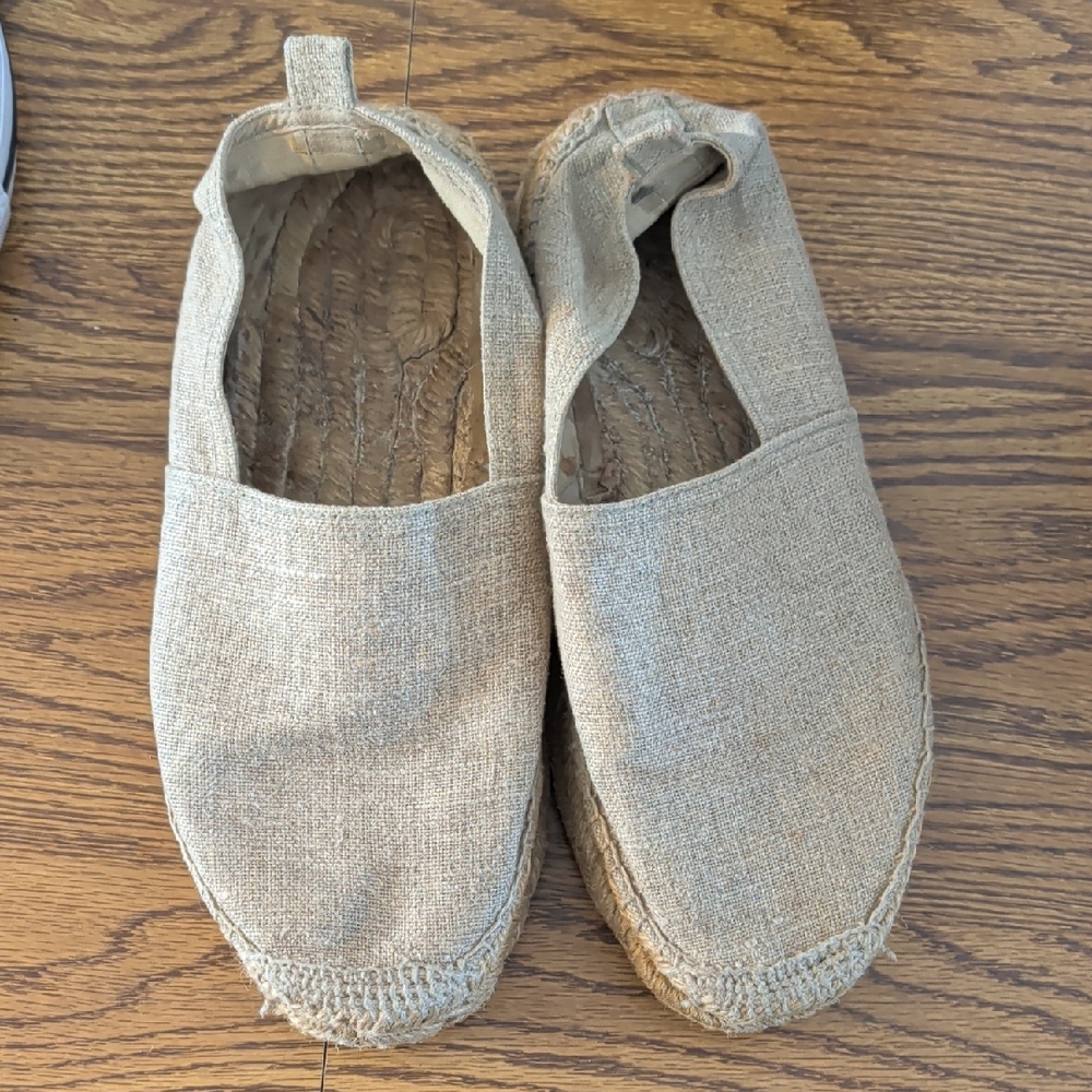 Casual Tan Slip-On Espadrilles